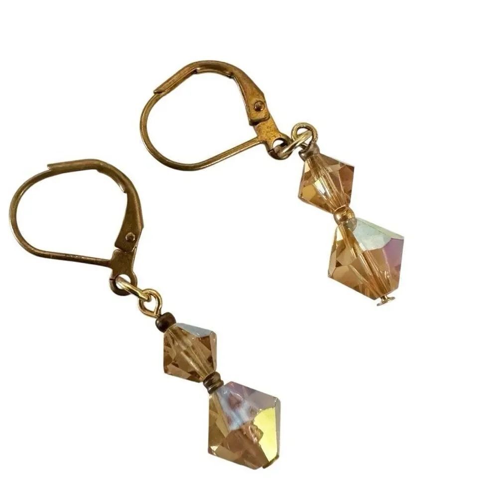 Swarovski crystal drop earrings